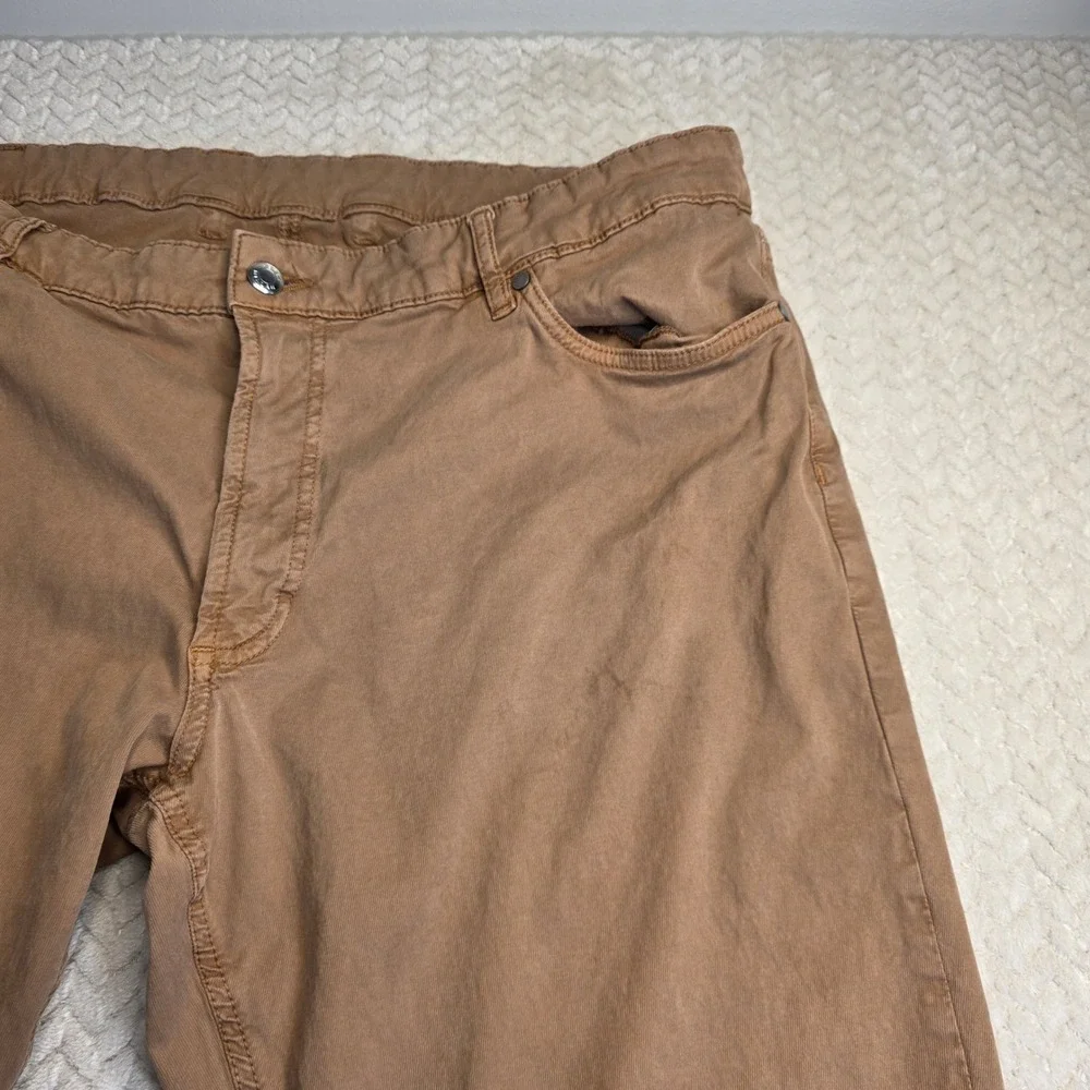 Peter‎ Millar Crown Crafted Mens Tan 5-Pocket Pants Brown 40/30 Turkey Tailored